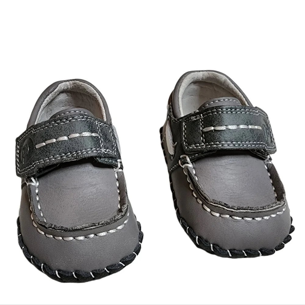 Pediped Grey Baby Shoes Size 0-6 Months